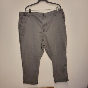 NWT Old Navy High-Waisted Gray Chino Pants Size XXL